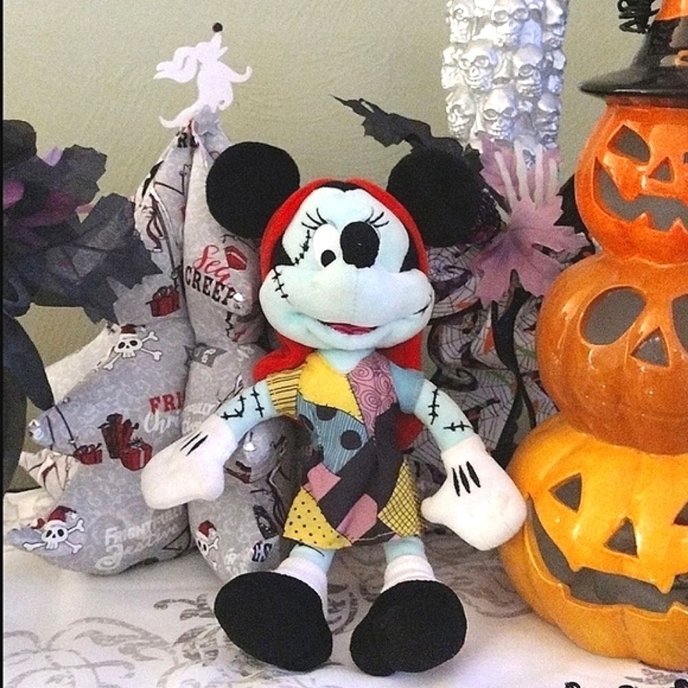 Disney Rare VTG Minnie Mouse as Sally Nightmare Before Christmas Plush Doll NWT